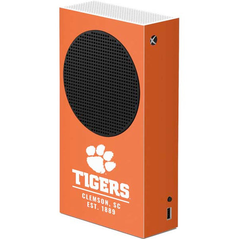 Clemson University Tigers Est 1889 Orange Xbox Series S Console Skin