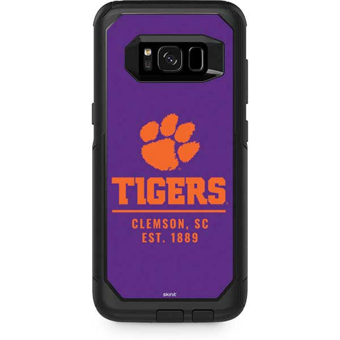 Clemson University Tigers Est 1889 Otterbox Commuter Galaxy Skin