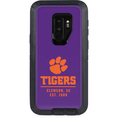 Clemson University Tigers Est 1889 Otterbox Defender Galaxy Skin
