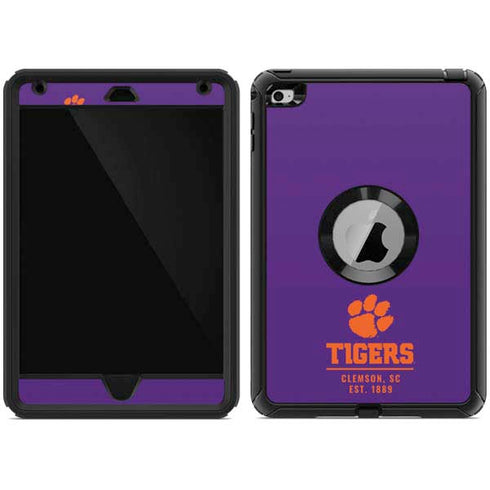 Clemson University Tigers Est 1889 Otterbox Defender iPad Skin