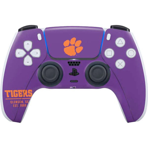 Clemson University Tigers Est 1889 PS5 Controller Skin
