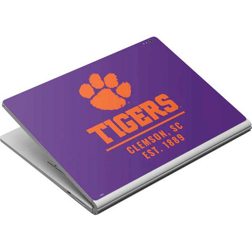 Clemson University Tigers Est 1889 Surface Book Skin