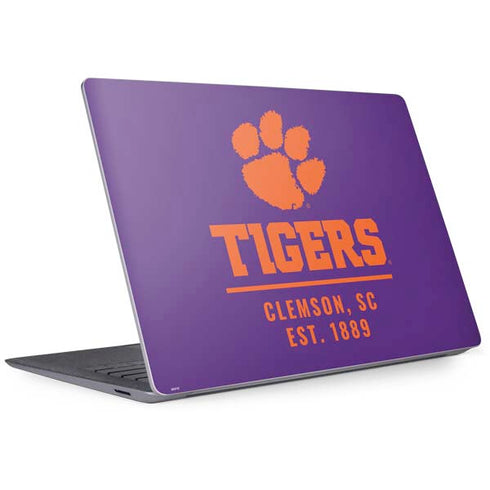 Clemson University Tigers Est 1889 Surface Laptop 3 13.5in Skin