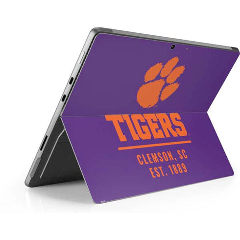 Clemson University Tigers Est 1889 Surface Pro 9 Skin