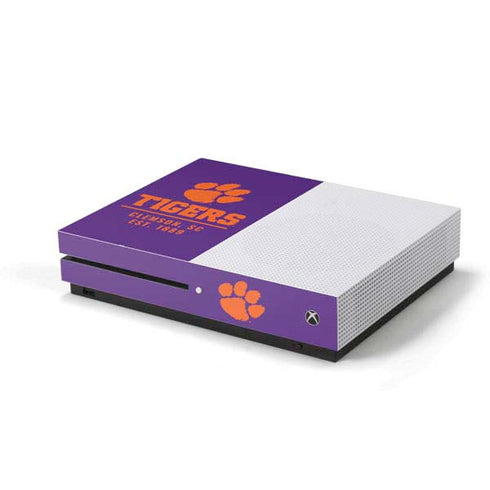 Clemson University Tigers Est 1889 Xbox One S Console Skin