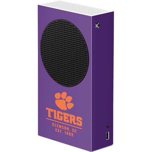 Clemson University Tigers Est 1889 Xbox Series S Console Skin