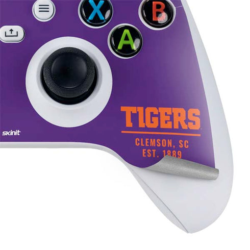 Clemson University Tigers Est 1889 Xbox Series S Controller Skin