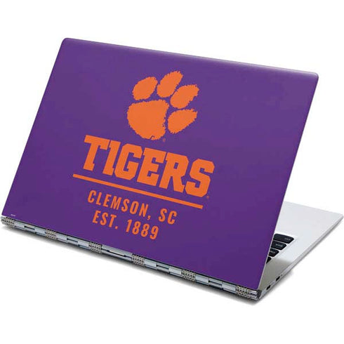 Clemson University Tigers Est 1889 Yoga 910 2-in-1 14in Touch-Screen Skin