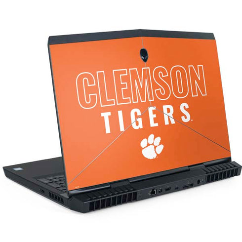 Clemson University Tigers Logo Dell Alienware Skin