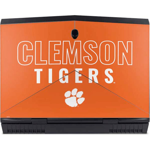 Clemson University Tigers Logo Dell Alienware Skin