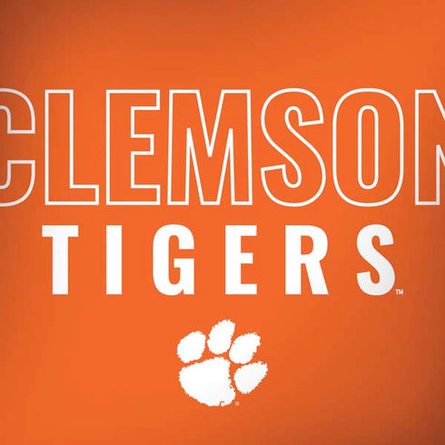 Clemson University Tigers Logo Dell Alienware Skin