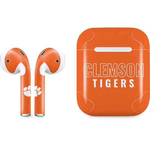Clemson University Tigers Logo Apple AirPods Skin