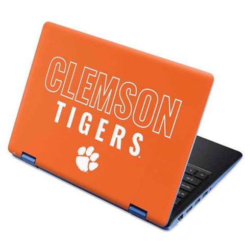 Clemson University Tigers Logo Aspire R11 11.6in Skin