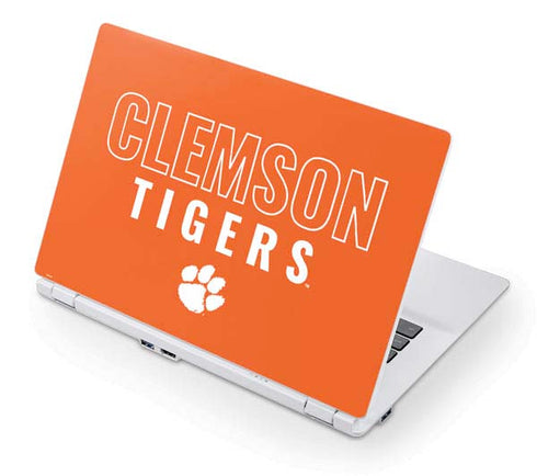 Clemson University Tigers Logo Acer Chromebook Skin