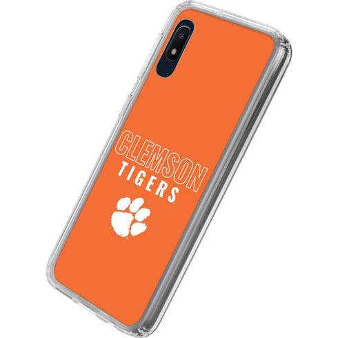 Clemson University Tigers Logo Galaxy A10e Clear Case