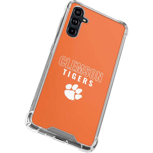 Clemson University Tigers Logo Galaxy A54 5G Clear Case
