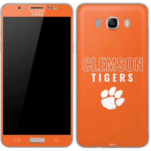 Clemson University Tigers Logo Galaxy J7 Skin
