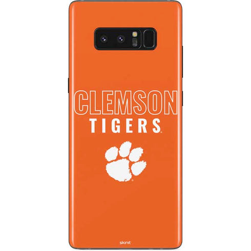 Clemson University Tigers Logo Galaxy Note 8 Skin