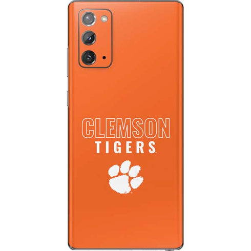 Clemson University Tigers Logo Galaxy Note20 5G Skin