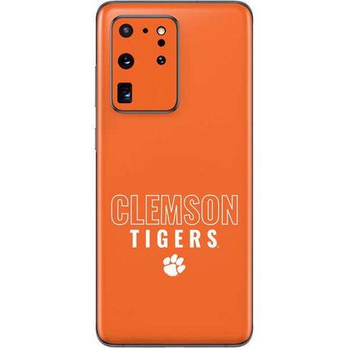 Clemson University Tigers Logo Galaxy S20 Ultra 5G Skin