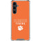 Clemson University Tigers Logo Galaxy S23 FE Clear Case