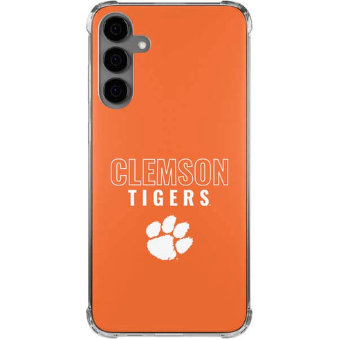 Clemson University Tigers Logo Galaxy S24 Plus Clear Case