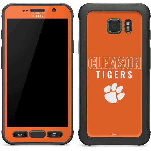 Clemson University Tigers Logo Galaxy S7 Active Skin