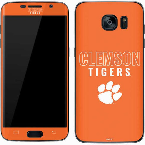Clemson University Tigers Logo Galaxy S7 Skin