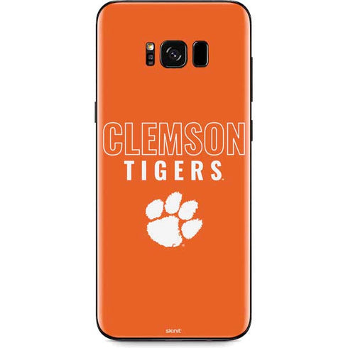Clemson University Tigers Logo Galaxy S8 Plus Skin