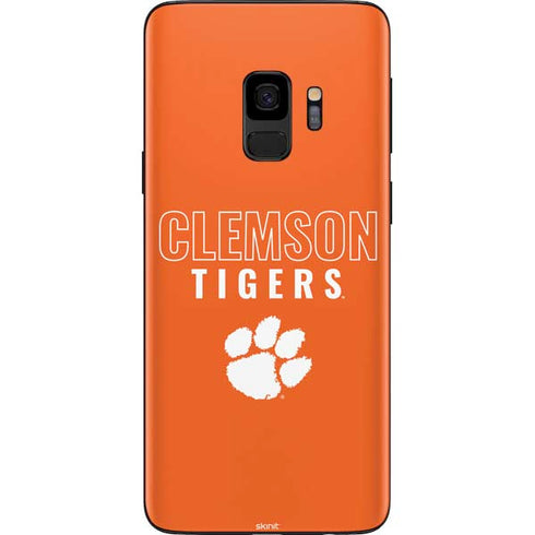 Clemson University Tigers Logo Galaxy S9 Skin