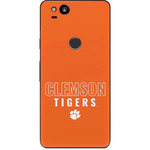 Clemson University Tigers Logo Google Pixel 2 Skin