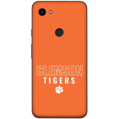 Clemson University Tigers Logo Google Pixel 3a XL Skin