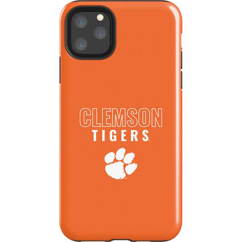 Clemson University Tigers Logo iPhone 11 Pro Max Impact Case