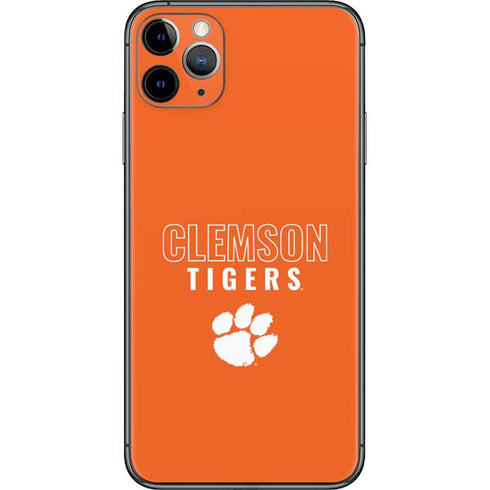 Clemson University Tigers Logo iPhone 11 Pro Max Skin
