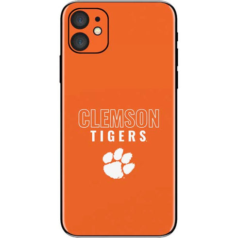 Clemson University Tigers Logo iPhone 11 Skin