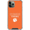 Clemson University Tigers Logo iPhone 12 Pro Clear Case