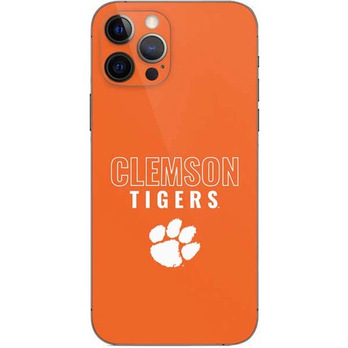 Clemson University Tigers Logo iPhone 12 Pro Skin