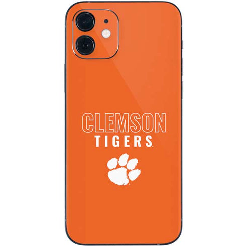 Clemson University Tigers Logo iPhone 12 Skin