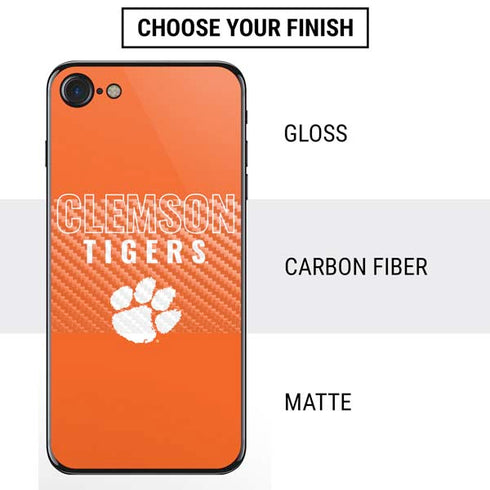 Clemson University Tigers Logo iPhone SE (2nd & 3rd Gen) Skin