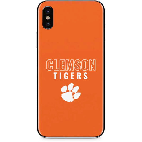 Clemson University Tigers Logo iPhone XS Max Skin