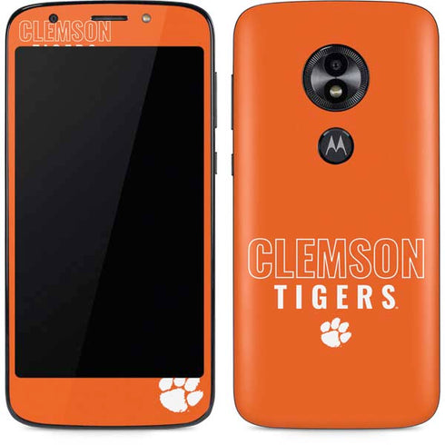 Clemson University Tigers Logo Moto E5 Play Skin