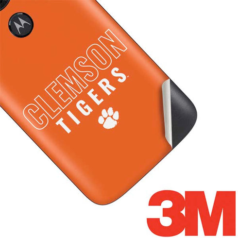 Clemson University Tigers Logo Moto E5 Play Skin