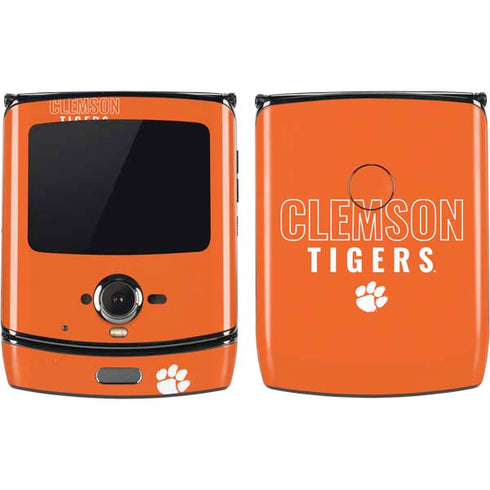 Clemson University Tigers Logo Motorola RAZR Skin
