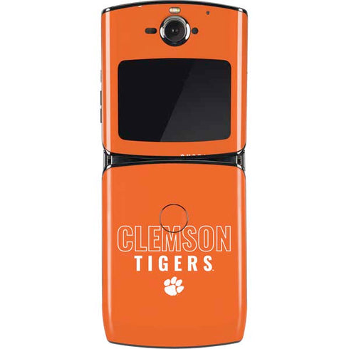Clemson University Tigers Logo Motorola RAZR Skin
