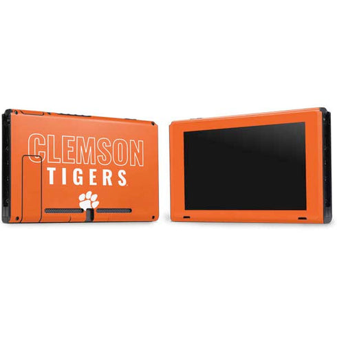 Clemson University Tigers Logo Nintendo Switch Bundle Skin