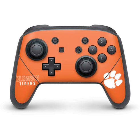 Clemson University Tigers Logo Nintendo Switch Pro Controller Skin