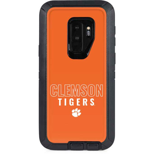 Clemson University Tigers Logo Otterbox Defender Galaxy Skin