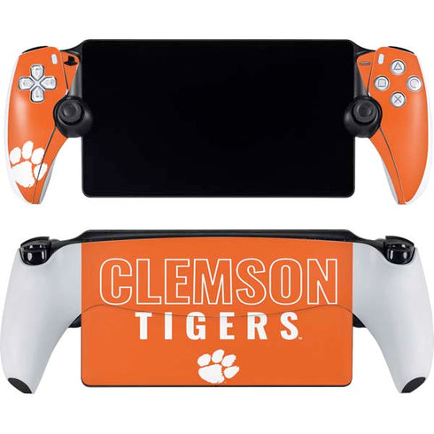 Clemson University Tigers Logo PlayStation Portal Remote Player Skin