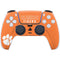 Clemson University Tigers Logo PS5 Controller Skin