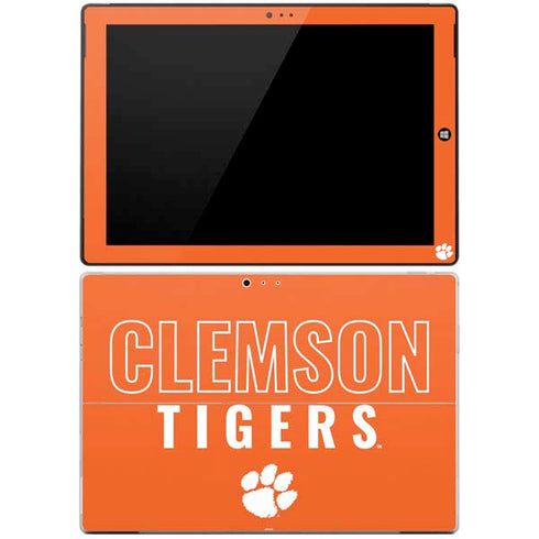 Clemson University Tigers Logo Surface Pro 3 Skin